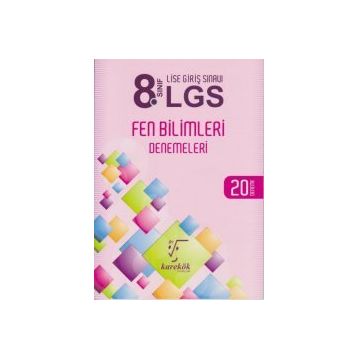 8. Sınıf LGS Fen Bilimleri 20 Deneme Karekök Yayınları