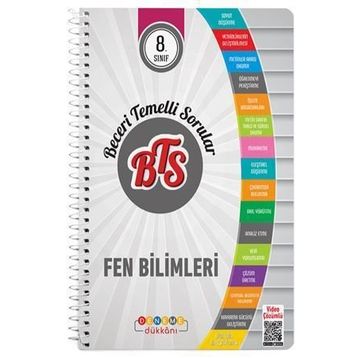 8. Sınıf LGS Fen Bilimleri BTS Beceri Temelli Sorular-Deneme Dükkanı Yayınları