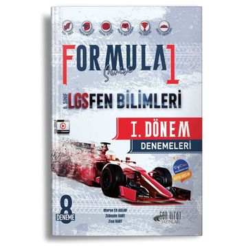 8. Sınıf LGS Fen Bilimleri Formula Serisi 1. Dönem 12 Denemeleri Özel Baskı - Son Viraj Yayınları