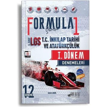 8. Sınıf LGS Fen Bilimleri Formula Serisi 1. Dönem 12 Denemeleri Özel Baskı - Son Viraj Yayınları