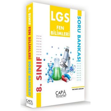 8. Sınıf LGS Fen Bilimleri Soru Bankası-Çapa Yayınları