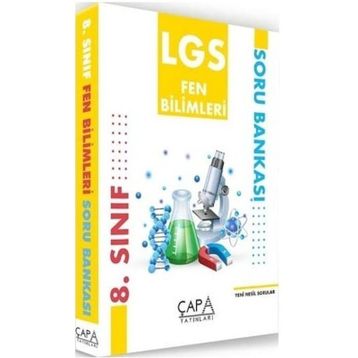 8. Sınıf LGS Fen Bilimleri Soru Bankası-Çapa Yayınları