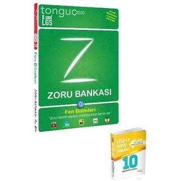 8. Sınıf LGS Fen Bilimleri Zoru Bankası LGS 10 Deneme-Tonguç Akademi Yayınları