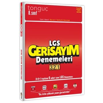 8. Sınıf LGS Geri Sayım Denemeleri 321-Tonguç Yayınları