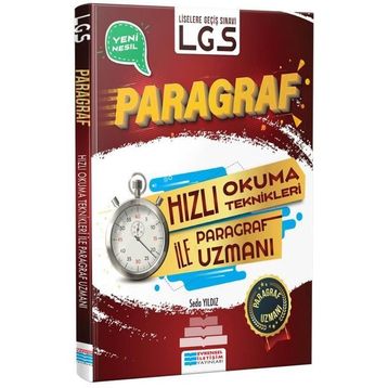 8.Sınıf LGS Hızlı Okuma Teknikleri ile Paragraf Uzmanı-Evrensel İletişim Yayınları