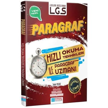 8.Sınıf LGS Hızlı Okuma Teknikleri ile Paragraf Uzmanı-Evrensel İletişim Yayınları