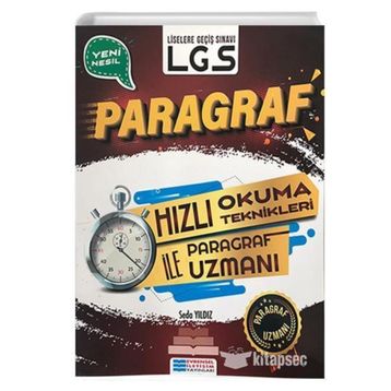 8.Sınıf LGS Hızlı Okuma Teknikleri ile Paragraf Uzmanı-Evrensel İletişim Yayınları