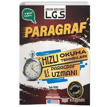 8.Sınıf LGS Hızlı Okuma Teknikleri ile Paragraf Uzmanı-Evrensel İletişim Yayınları
