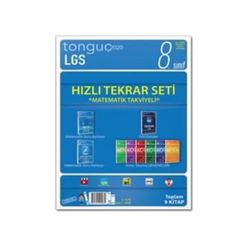 8. Sınıf LGS Hızlı Tekrar Seti Matematik Takviyeli - Tonguç Akademi Yayınları
