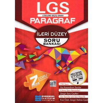8. Sınıf LGS İleri Düzey Z Serisi Paragraf Soru Bankası / Kollektif / Evrensel İletişim Yayınları