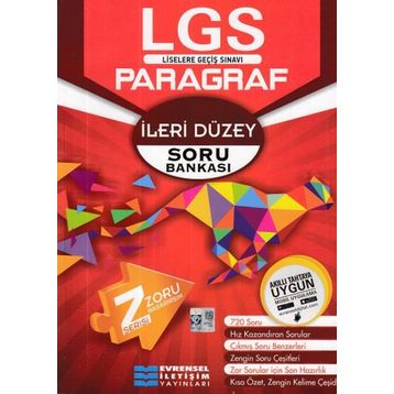 8. Sınıf LGS İleri Düzey Z Serisi Paragraf Soru Bankası / Kollektif / Evrensel İletişim Yayınları