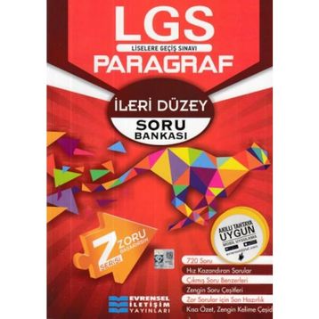 8. Sınıf LGS İleri Düzey Z Serisi Paragraf Soru Bankası / Kollektif / Evrensel İletişim Yayınları