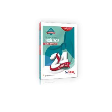 8. Sınıf LGS İngilizce 24 Adımda Özel Konu Anlatımlı Soru Bankası Sınav Yayınları