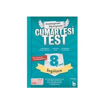 8. Sınıf LGS İngilizce Cumartesi Test Basamak Yayınları