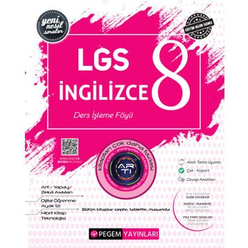 8. Sınıf LGS İngilizce Ders İşleme Föyü - Pegem Akademi Yayınları