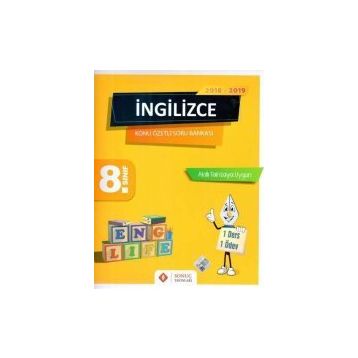 8. Sınıf LGS İngilizce Konu Özetli Soru Bankası Sonuç Yayınları