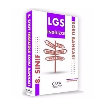 8. Sınıf LGS İngilizce Soru Bankası-Çapa Yayınları