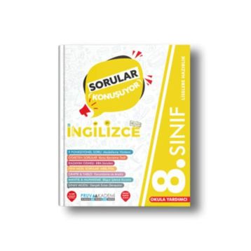 8. Sınıf LGS İngilizce Sorular Konuşuyor Soru Bankası-Pruva Yayınları