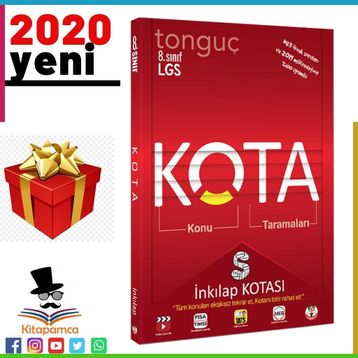 8. Sınıf LGS Kota Konu Taramaları İnkılap Tarihi Kotası Tonguç Akademi Yayınları