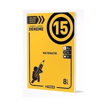 8. Sınıf LGS Matematik 15 Deneme