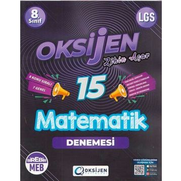 8. Sınıf LGS Matematik 15 Deneme
