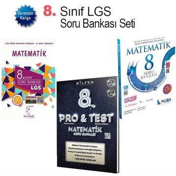 8. Sınıf LGS Matematik Karma Soru Bankası Seti-Karma Set Yayınları