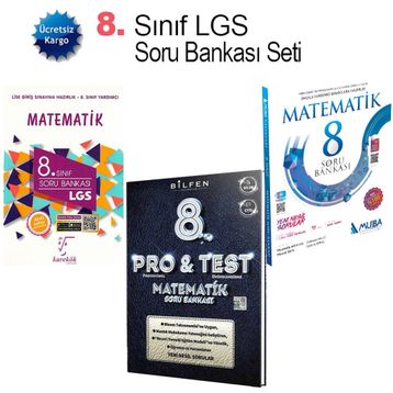8. Sınıf LGS Matematik Karma Soru Bankası Seti-Karma Set Yayınları