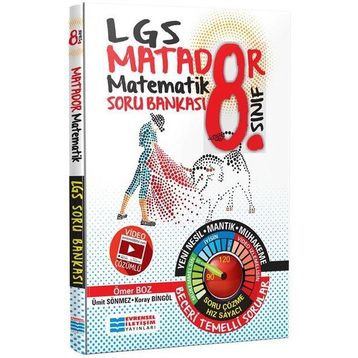 8. Sınıf LGS Matematik Matador Video Çözümlü Soru Bankası / Ümit Sönmez / Evrensel İletişim Yayın