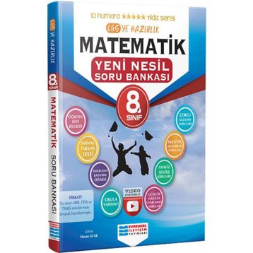 8.Sınıf Lgs Matematik Video Çözümlü Soru Bankası Evrensel İletişim Yayınları