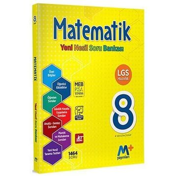 8. Sınıf LGS Matematik Yeni Nesil Soru Bankası Martı Yayınları