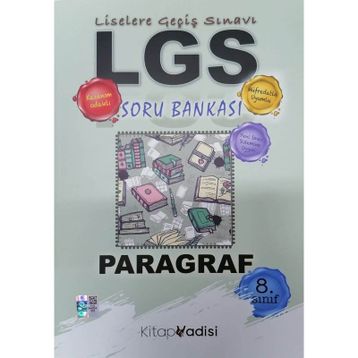 8. Sınıf LGS Paragraf Soru Bankası-Kitap Vadisi Yayınları
