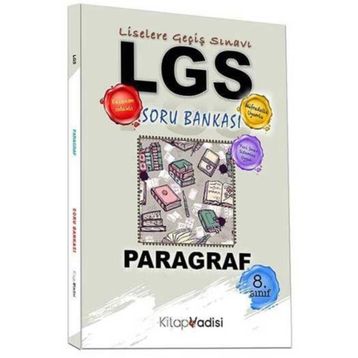 8. Sınıf LGS Paragraf Soru Bankası-Kitap Vadisi Yayınları