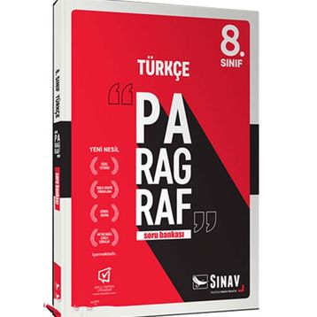 8. Sınıf LGS Paragraf Soru Bankası Sınav Dergisi
