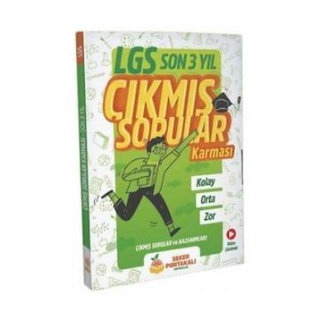 8. Sınıf Lgs Son 3 Yıl Çıkmış Sorular Kitabı - Şeker Portakalı Yayınları
