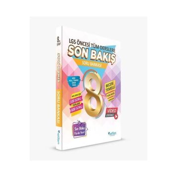 8.Sınıf LGS Son Bakış Soru Bankası-Netfen Yayınları