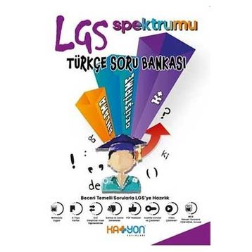 8. Sınıf LGS Spektrumu Türkçe Soru Bankası - Katyon Yayınları
