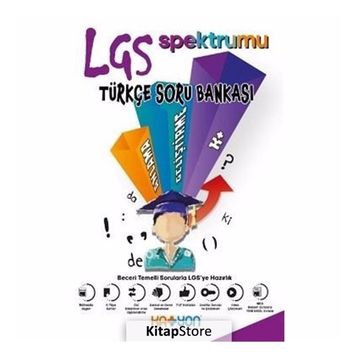 8. Sınıf LGS Spektrumu Türkçe Soru Bankası - Katyon Yayınları