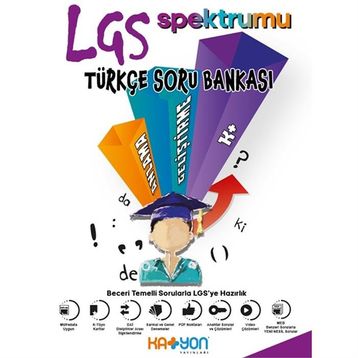 8. Sınıf LGS Spektrumu Türkçe Soru Bankası - Katyon Yayınları