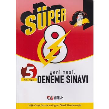 8. Sınıf Lgs Süper Yeni Nesil 5 Deneme-Nitelik Yayınları