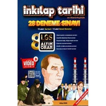8.Sınıf LGS T.C. İnkılap Tarihi ve Atatürkçülük Altın Oran 28 Deneme Borealis Yayıncılık