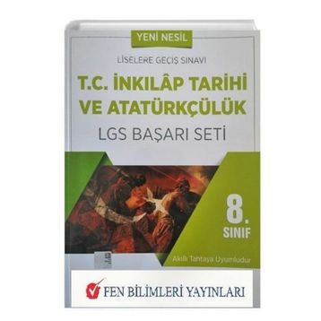 8.Sınıf LGS T.C. İnkılap Tarihi ve Atatürkçülük Başarı Seti-Fen Bilimleri Yayınları
