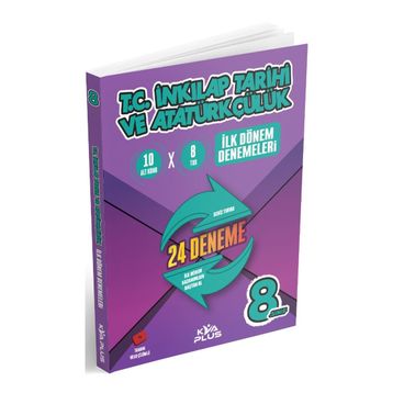 8. Sınıf LGS T.C. İnkılap Tarihi ve Atatürkçülük İlk Dönem Dememeleri Koray Varol Plus Yayınları