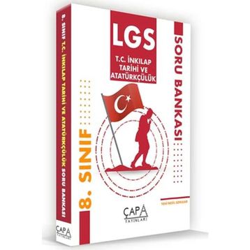 8. Sınıf LGS T.C. İnkılap Tarihi ve Atatürkçülük Soru Bankası-Çapa Yayınları
