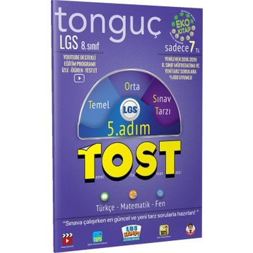 8. Sınıf LGS Tost 5. Adım Deneme Tonguç Akademi Yayınları