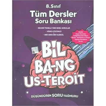 8. Sınıf Lgs Tüm Dersler Bil Bang Us-Teroit Soru Bankası-Kültür Yayınları
