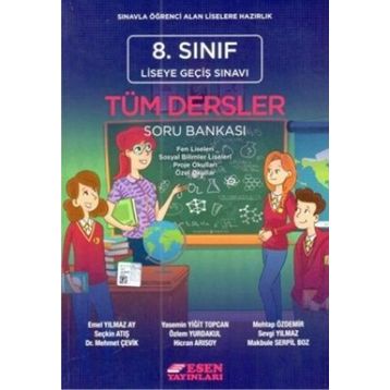 8. Sınıf LGS Tüm Dersler Soru Bankası Esen Yayınları