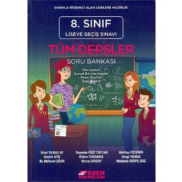 8. Sınıf LGS Tüm Dersler Soru Bankası Esen Yayınları