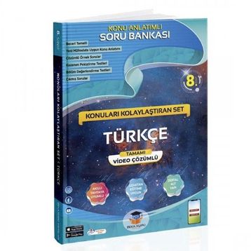 8.Sınıf LGS Türkçe Konu Anlatımlı Soru Bankası