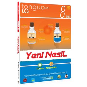 8. Sınıf LGS Türkçe Matematik Yeni Nesil Soru Bankası Tonguç Akademi