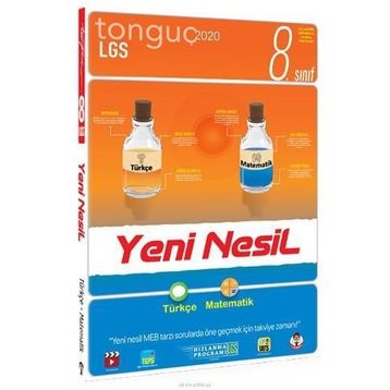 8. Sınıf LGS Türkçe Matematik Yeni Nesil Soru Bankası Tonguç Akademi